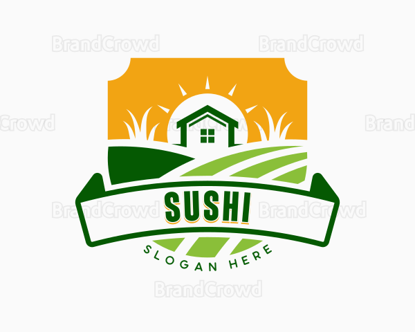 Lawn Garden Backyard Logo