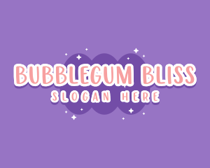 Bubblegum - Sweet Bubblegum Blob logo design