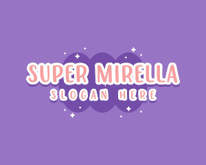 Wordmark - Sweet Bubblegum Blob logo design