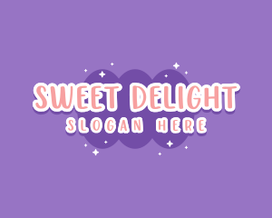 Sweet Bubblegum Blob logo design