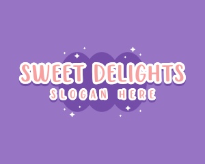 Sweet Bubblegum Blob logo design