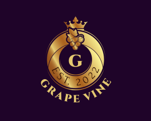 Grapes - Royal Grapes Ring logo design