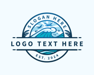 Tide - Wave Beach Ocean logo design