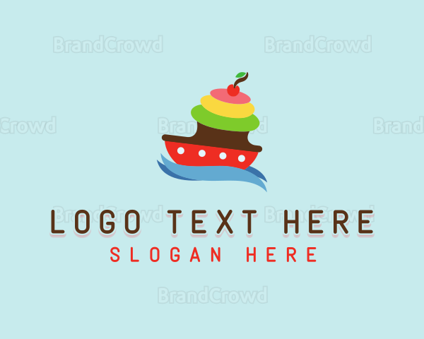 Sweet Cupcake Ship Logo