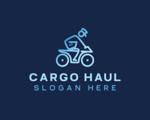 Delivery Logistics Courier logo design