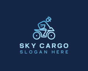 Delivery Logistics Courier logo design