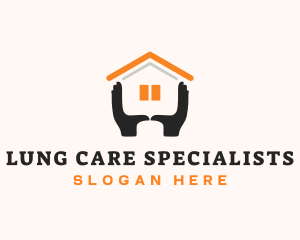 Care Shelter Hands logo design