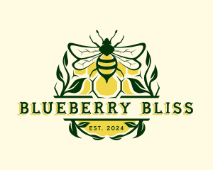 Honey Bee Apiary logo design