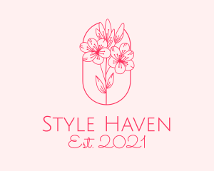 Cherry Blossom - Pink Cherry Blossom logo design