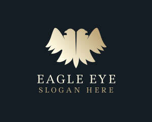 Luxury Gold Eagle logo design