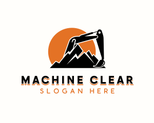 Mountain Excavation Contractor Logo