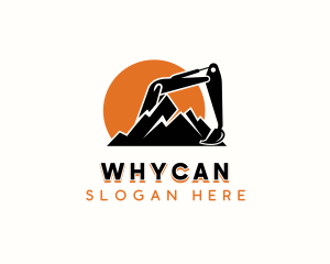 Mountain - Mountain Excavation Contractor logo design