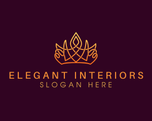 Elegant Royal Crown logo design