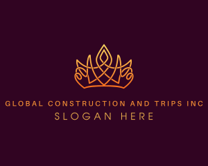 Upscale - Elegant Royal Crown logo design