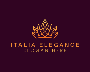 Elegant Royal Crown logo design