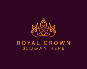 Elegant Royal Crown logo design