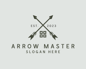 Archery - Arrow House Real Estate logo design
