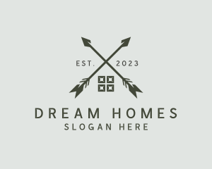 Real Estate - Arrow House Real Estate logo design