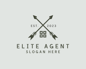 Agent - Arrow House Real Estate logo design