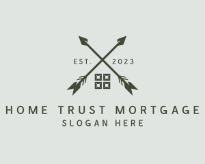 Mortgage - Arrow House Real Estate logo design