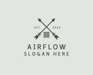 Arrow Home Real Estate logo design