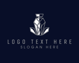 Fragrance - Crystal Perfume Scent logo design