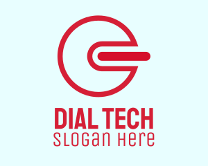 Dial - Red Mode Dial logo design