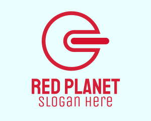 Red Mode Dial logo design