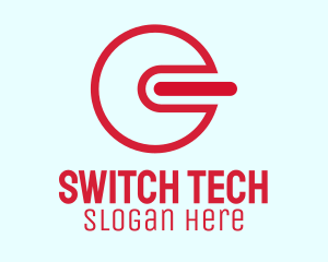 Switch - Red Mode Dial logo design