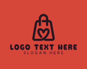 Buy - Heart Shop Market logo design