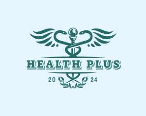 Medical Health Caduceus logo design