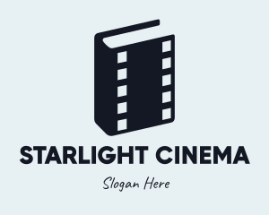 Film Book Cinema logo design