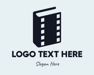 Movie - Film Book Cinema logo design