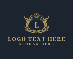 Luxe - Fancy Fashion Crown Boutique logo design