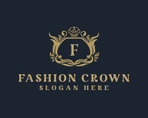 Fancy Fashion Crown Boutique logo design