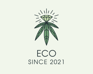 Expensive - Precious Gem Weed logo design
