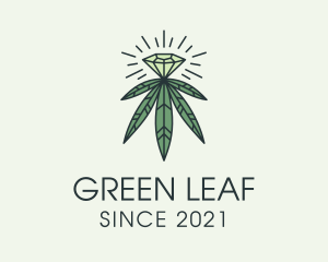 Precious Gem Weed logo design