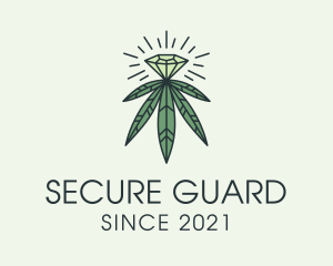 Illegal - Precious Gem Weed logo design