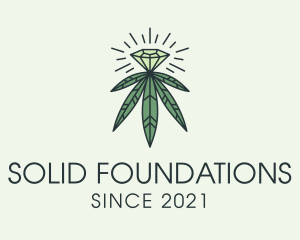 Herb - Precious Gem Weed logo design
