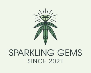 Precious Gem Weed logo design