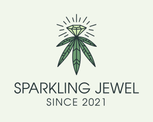 Precious Gem Weed logo design