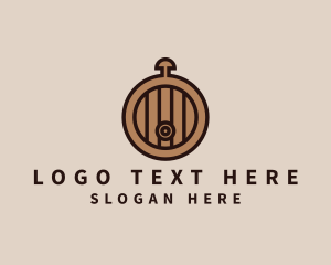 Alarm Clock Wine Barrel Logo