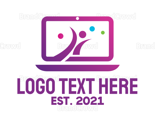 Online Fitness Class Logo