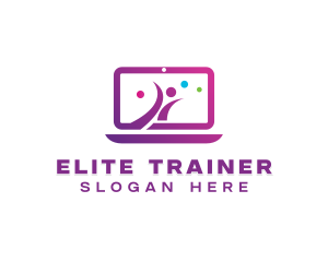 Online Fitness Class  logo design