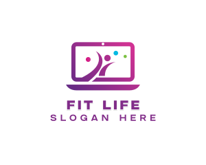 Online Fitness Class  logo design