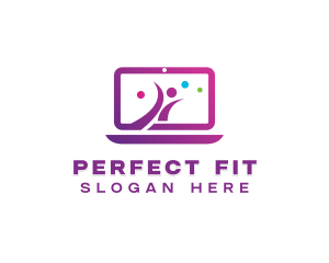 Online Fitness Class  logo design