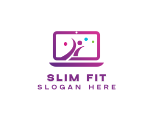 Online Fitness Class  logo design