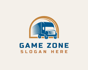 Towing - Logistics Courier Truck logo design