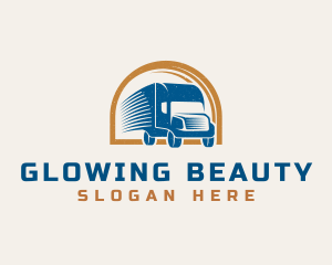 Truckload - Logistics Courier Truck logo design