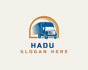 Mechanic - Logistics Courier Truck logo design
